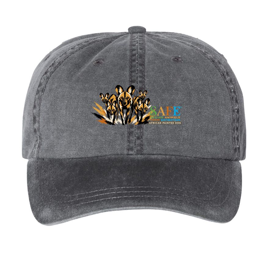 2026 APD&nbsp;SAFE BASEBALL HAT, a Black Printed Pigment Dye Baseball Cap