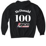 HMR Rydr Powersports&nbsp;, a Black Gildan Softstyle Pullover Hoodie (back-view)