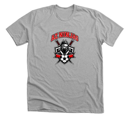 AZ Ninjas Graphic Tee&nbsp;, a Athletic Heather Premium Unisex Tee