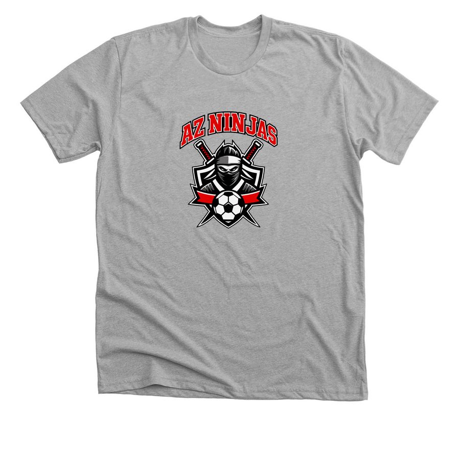 AZ Ninjas Graphic Tee&nbsp;, a Athletic Heather Premium Unisex Tee