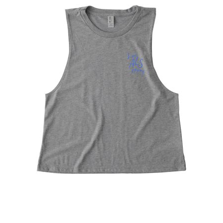 HAS26, a Aluminum Grey Allmade Eco Triblend Women?s Muscle Tank