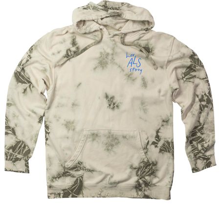HAS26, a Olive Tie Dyed Pullover Hoodie