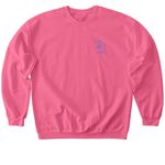 HAS26, a Pink Lemonade Softstyle Crewneck Sweatshirt (back-view)