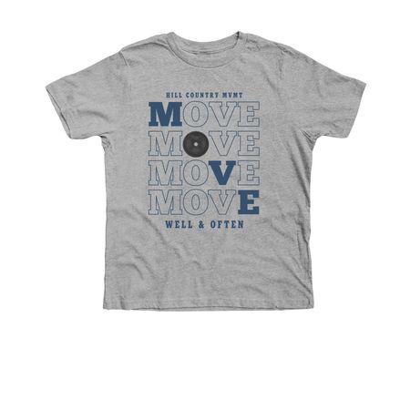 The MOVE Collection, a Athletic Heather Premium Youth Tee