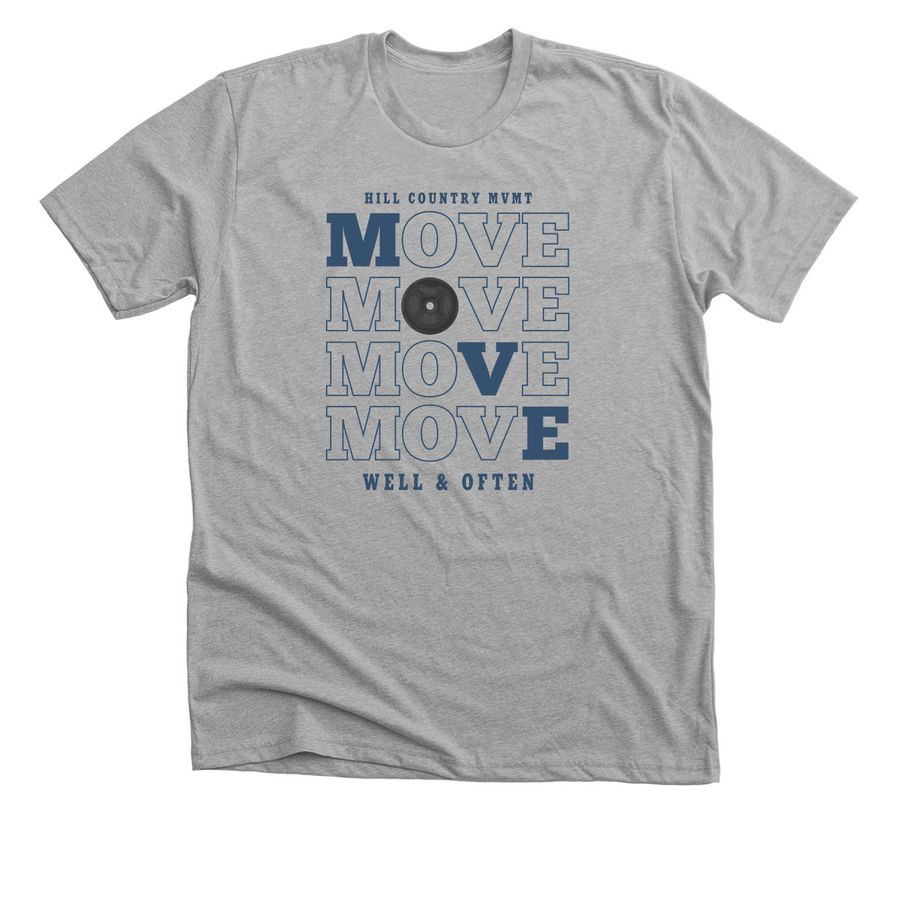 The MOVE Collection, a Athletic Heather Premium Unisex Tee