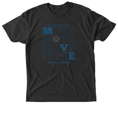 The MOVE Collection, a Vintage Black Triblend Unisex Tee