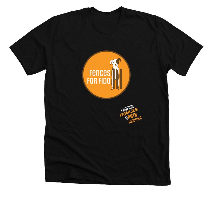 Fences For Fido, a Solid Black Blend Premium Unisex Tee