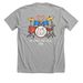 Remi Rocks!, a Athletic Heather Premium Unisex Tee (back-view)