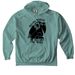 Raven Radio Classic Logo Hoodie & Crewneck, a Seafoam Comfort Colors Pullover Hoodie