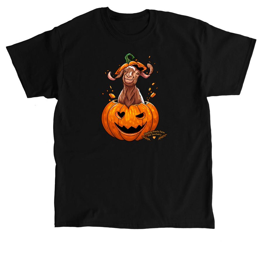 Peanut in a Pumpkin, a Black Classic Unisex Tee