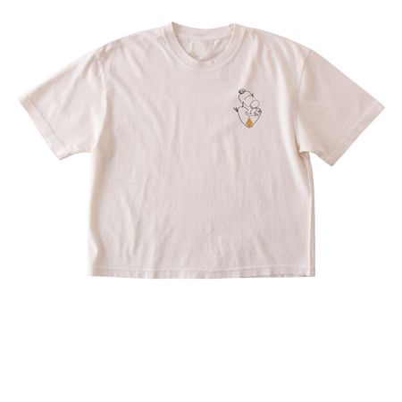 Before Her. After Her. Still Her., a Ivory Comfort Colors Boxy Tee