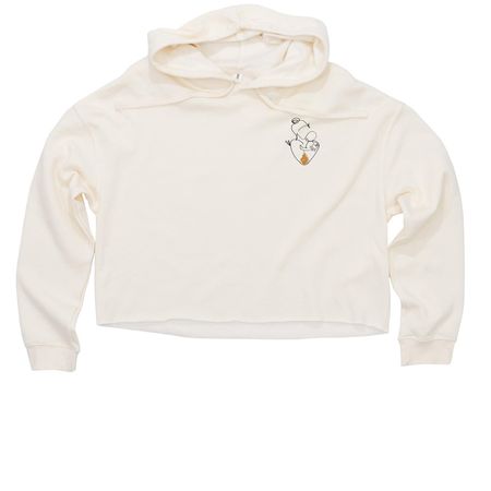 Before Her. After Her. Still Her., a Bone Women?s Lightweight Cropped Hoodie