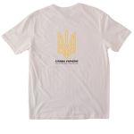 Show Your Support, a Ice Grey Softstyle Cotton Tee (back-view)