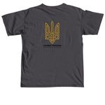 Show Your Support, a Graphite Comfort Colors Unisex Tee (back-view)