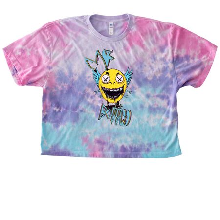 Logo&nbsp;, a Cotton Candy Women's Tie Dye Cropped Tee