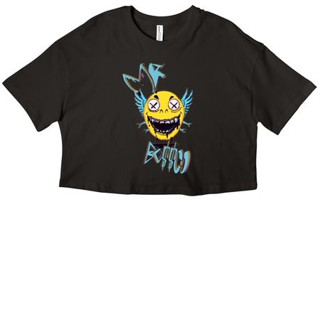 Logo&nbsp;, a Black Women?s Cropped Cotton Tee
