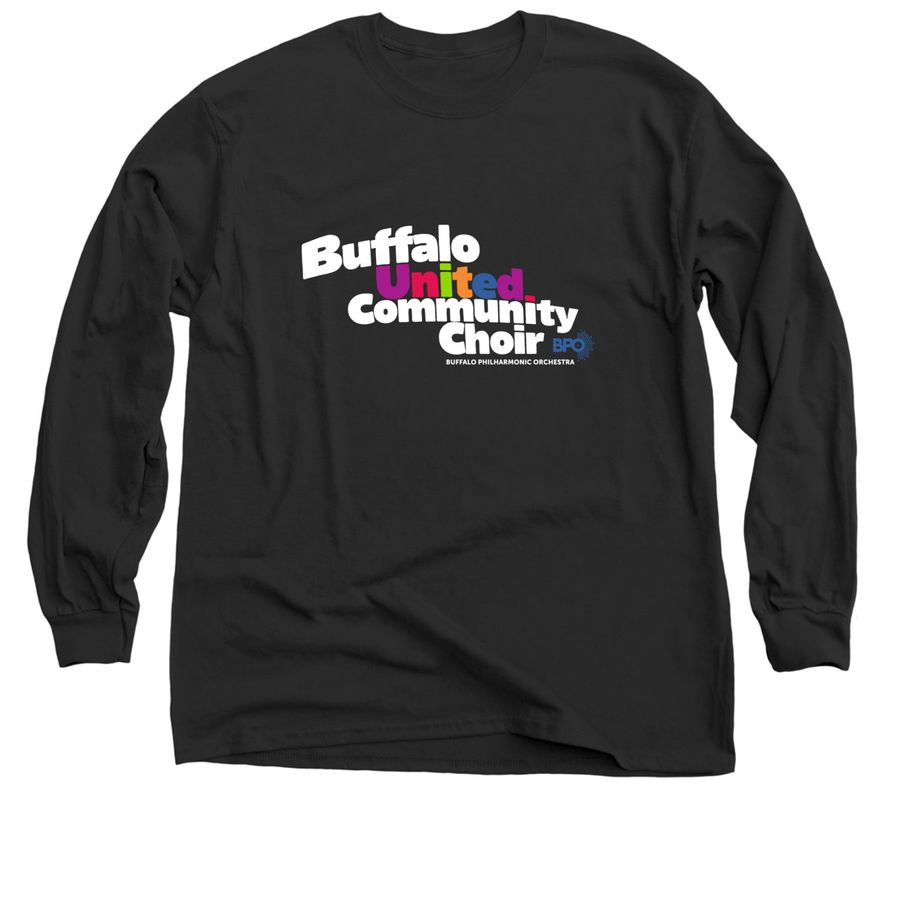 Buffalo United Community Choir, a Black Classic Long Sleeve Tee