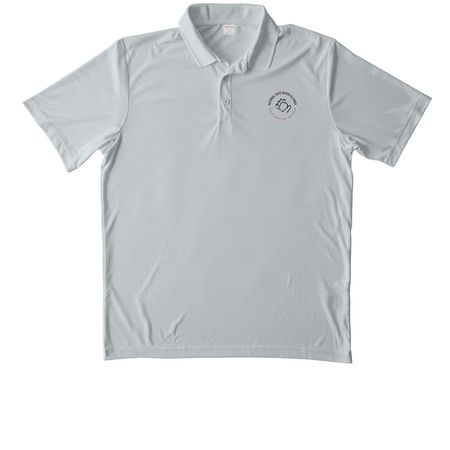 NSHA POLO, a Silver Unisex Performance Polo