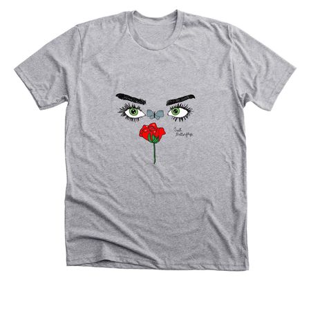 Amour on green ??, a Athletic Heather Premium Unisex Tee