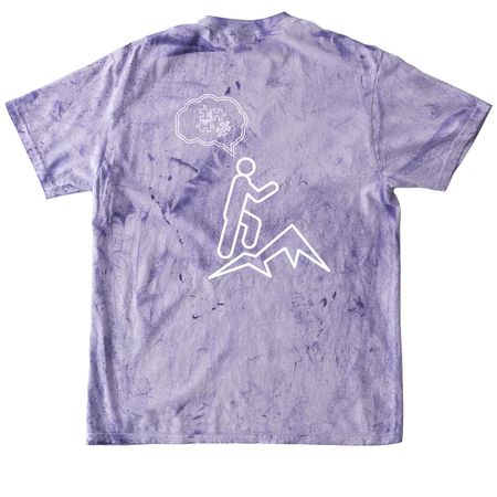 AmanthatStands, a Amethyst Comfort Colors Colorblast Tee (back-view)
