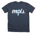 Classic 'MPLS' Tee, a Heather Midnight Navy Premium Unisex Tee