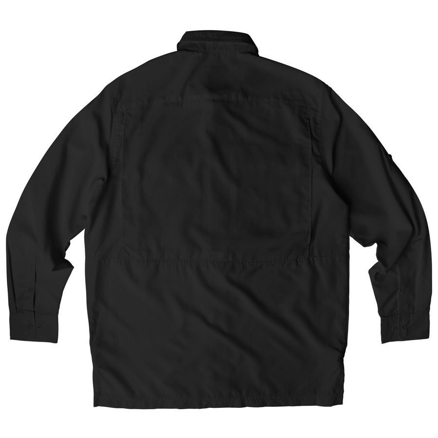 Sweatshirts & Tops, a Deep Black Daybreak UV Long Sleeve Shirt (back-view)