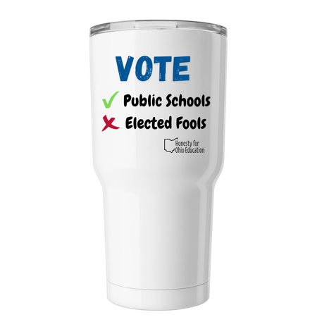 2026 Election Swag, a White Insulated Tumbler