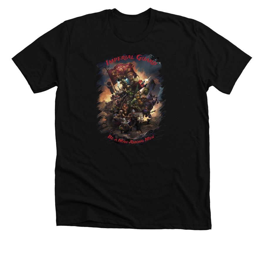 Man Among Men, a Solid Black Blend Premium Unisex Tee