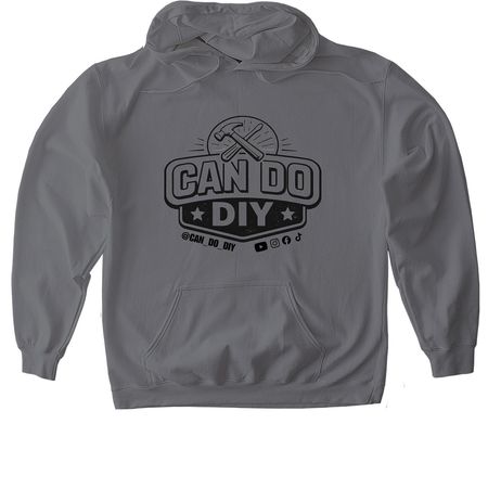 CAN DO - Logo Tee, a Charcoal Gildan Softstyle Pullover Hoodie