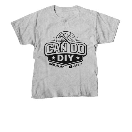 CAN DO - Logo Tee, a Sport Grey Youth Unisex Tee