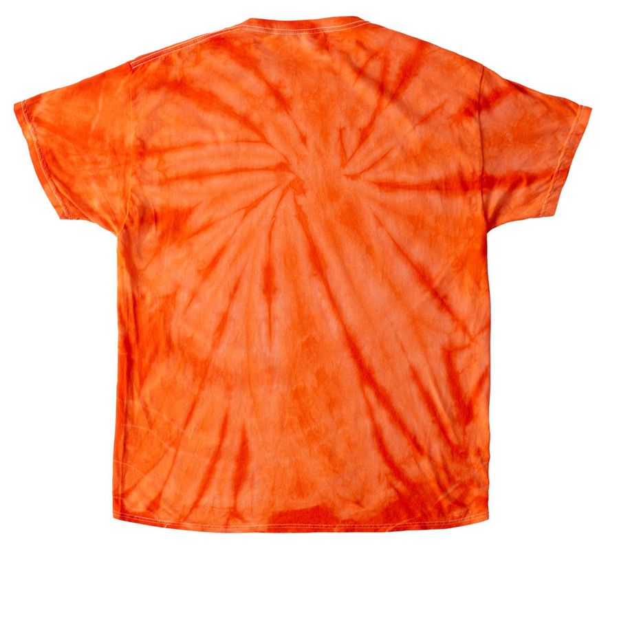 Dogs of Colorado, a Orange Classic Tie Dye Tee (back-view)