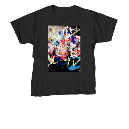 Cosmic Chaos Jazz, a Black Youth Unisex Tee