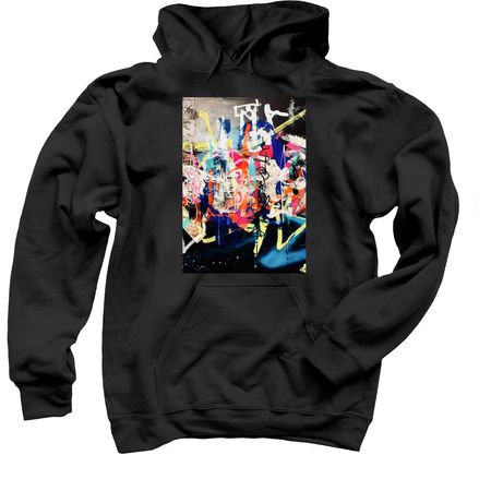 Cosmic Chaos Jazz, a Black Pullover Hoodie