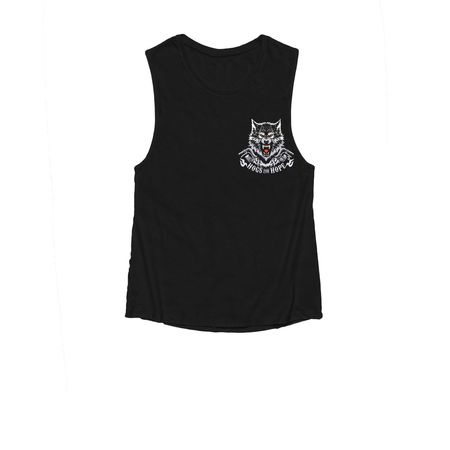 HOGS FOR HOPE 3, a Black Women's Muscle Tank