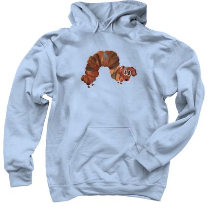 VERY HUNGRY OSWALD SWEATSHIRT AND TEES, a Light Blue Pullover Hoodie
