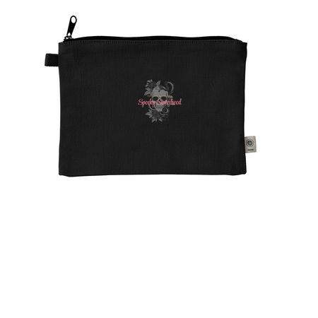 Paranormal Pouches, a Black 9"x7" Hemp Blend Pouch