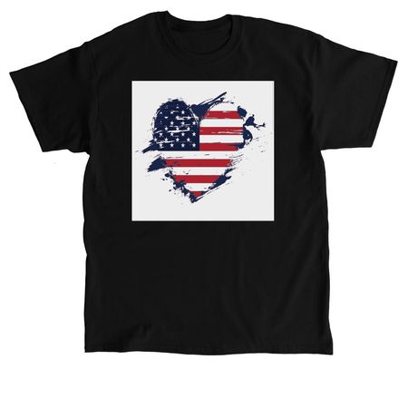 USA Made, a Black Classic Unisex Tee