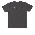 Year of the Nighthawk, a Pepper Comfort Colors Pocket Tee (back-view)