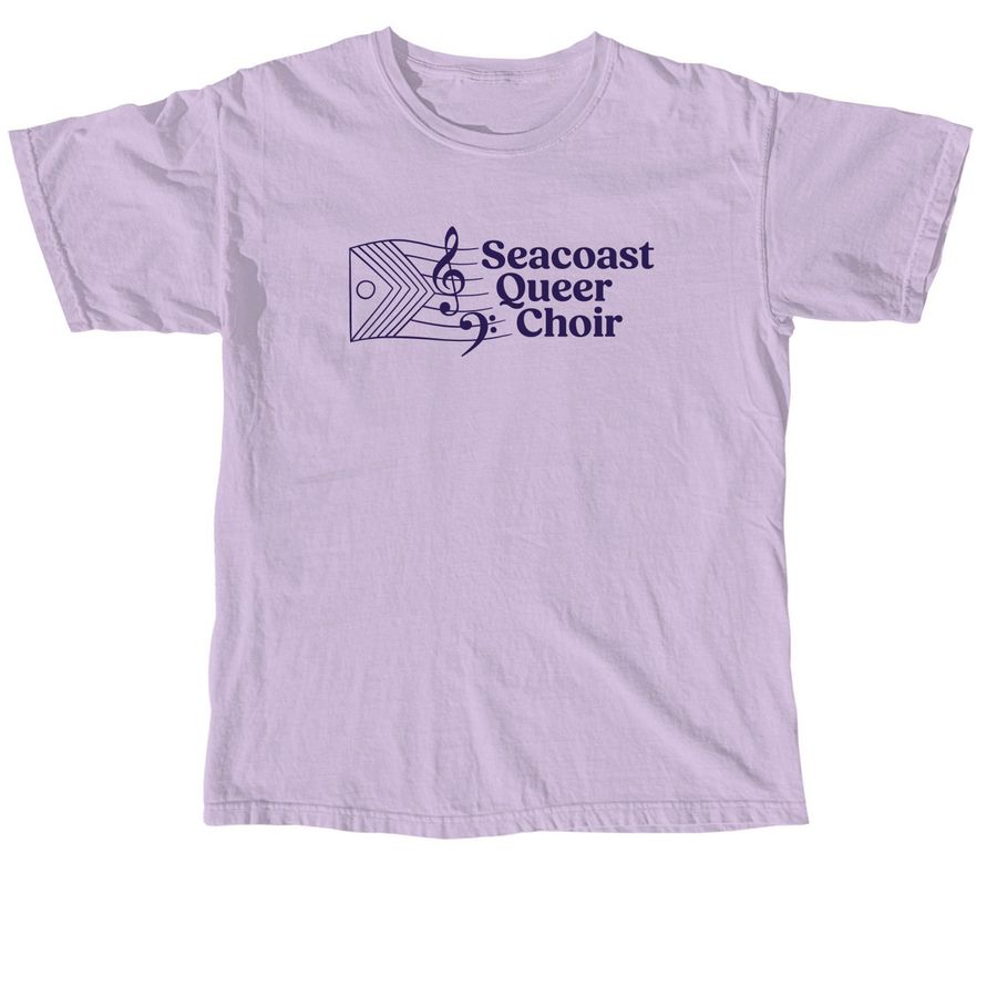 Seacoast Queer Choir, 2025, a Orchid Comfort Colors Unisex Tee