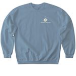 Chart Your Course, a Stone Blue Softstyle Crewneck Sweatshirt (back-view)