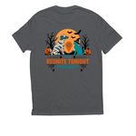 No Tricks, Just Chips&nbsp;, a Terrain Grey Allmade Eco Triblend Unisex Tee (back-view)