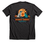 No Tricks, Just Chips&nbsp;, a Dark Grey Heather Premium Unisex Tee (back-view)
