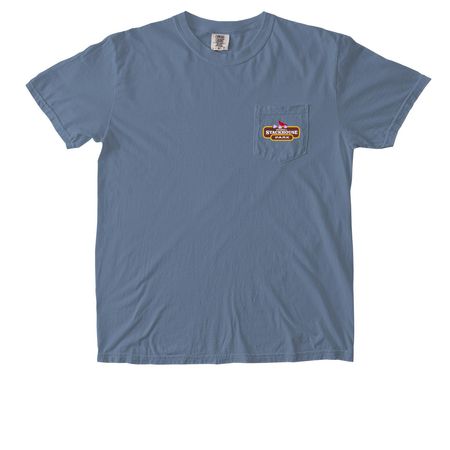 Stackhouse Park Pocket Tee, a Blue Jean Comfort Colors Pocket Tee