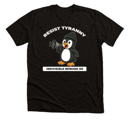 Resist Tyranny, a Black Heather Premium Unisex Tee