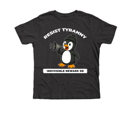 Resist Tyranny, a Dark Grey Heather Premium Youth Tee