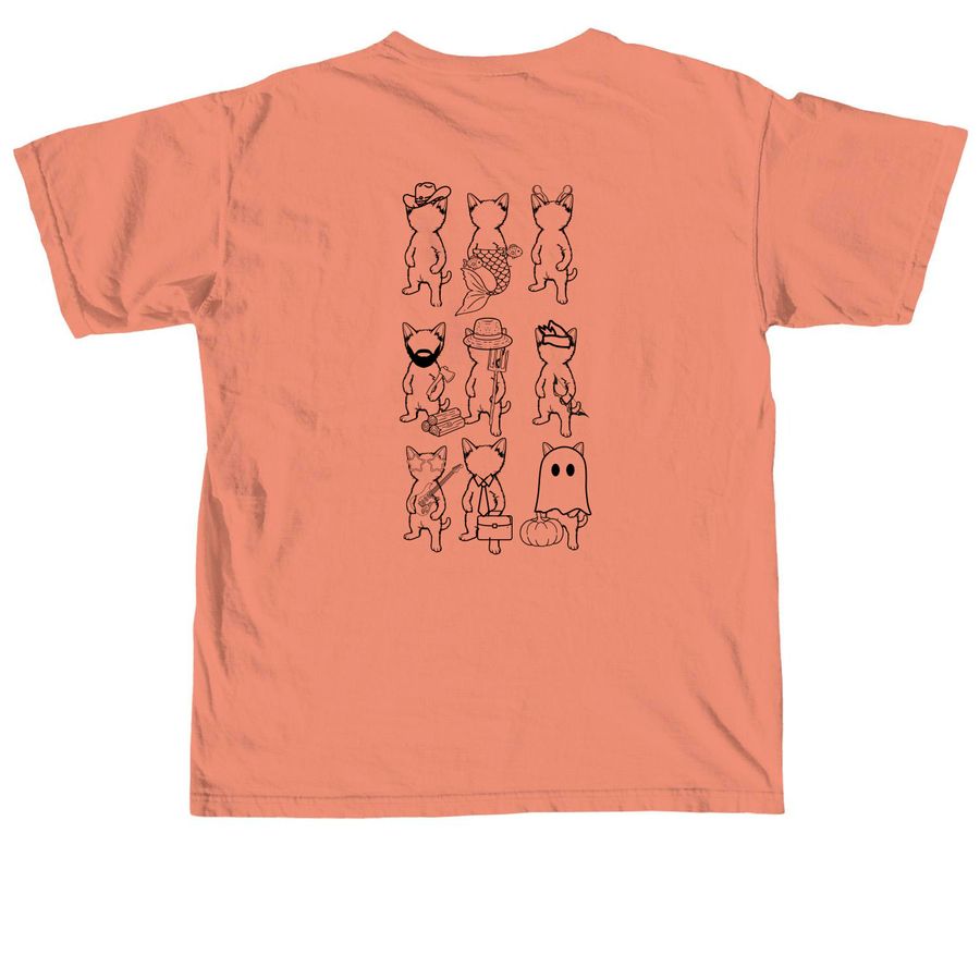 It's Super Day, a Terracotta Comfort Colors Unisex Tee (back-view)