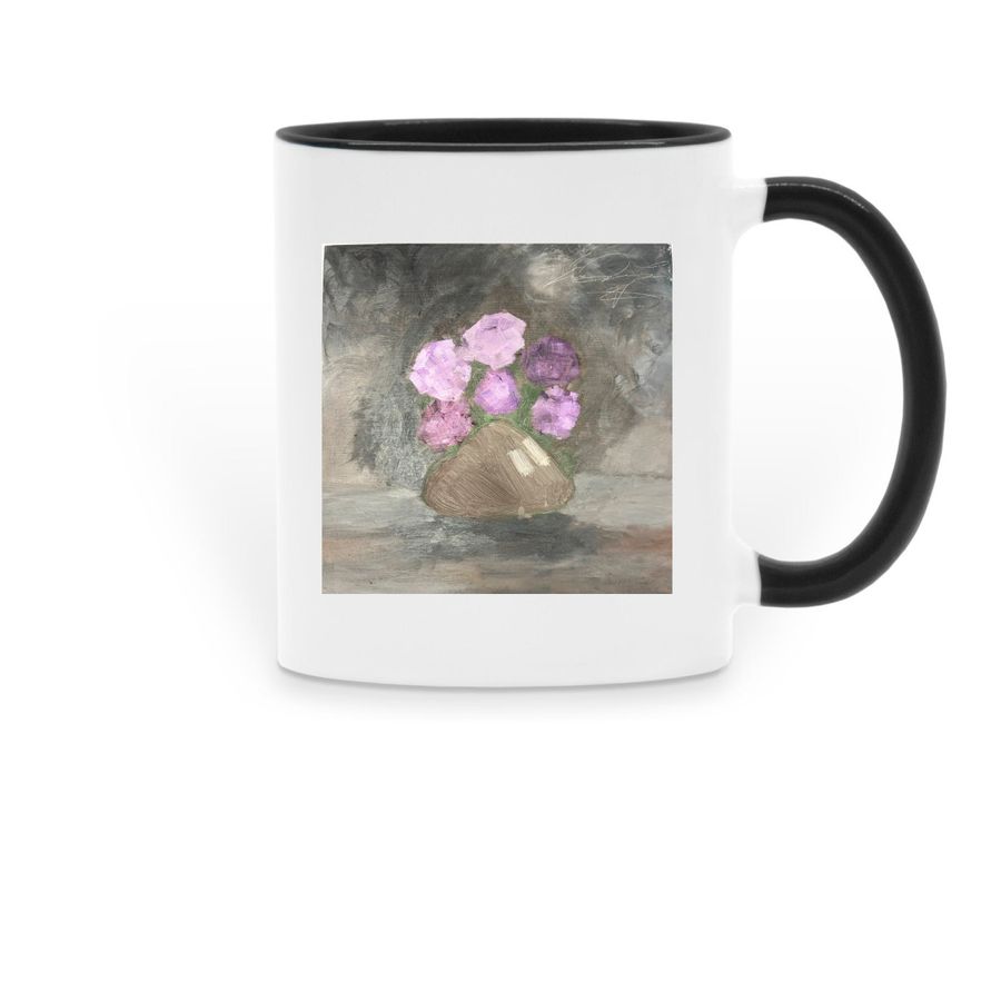 Eli - Mug, a Black Two-Tone Ceramic Mug