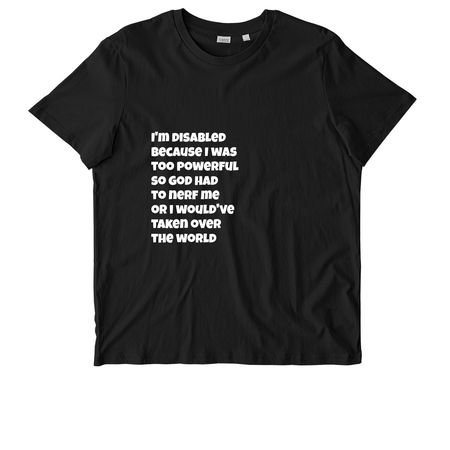 Cripple Nerds, a Black Stanley/Stella Unisex Crafter Tee