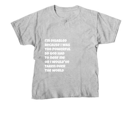 Cripple Nerds, a Sport Grey Youth Unisex Tee