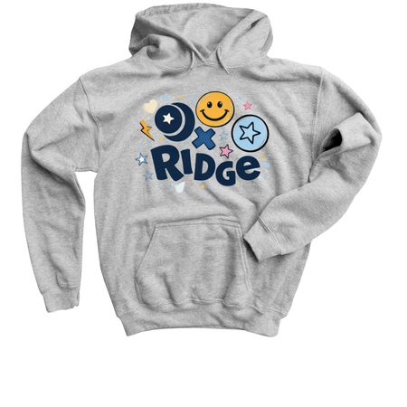Happy Ox, a Sport Grey Youth Pullover Hoodie